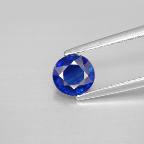 1,08 ctw natürlicher blauer Disthen, Rundschliff, VS-SI