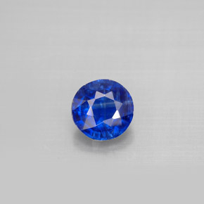 1,00 ctw natürlicher blauer Disthen, Rundschliff, VS-SI