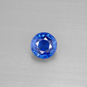 1,13 ctw natürlicher blauer Disthen, Rundschliff, VS-SI