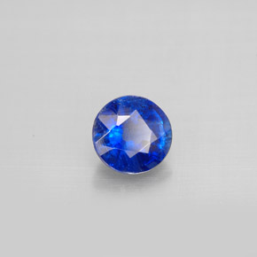 0,99 ctw natürlicher blauer Disthen, Rundschliff, VS-SI