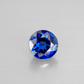 1,16 ctw natürlicher blauer Disthen, Rundschliff, VS-SI