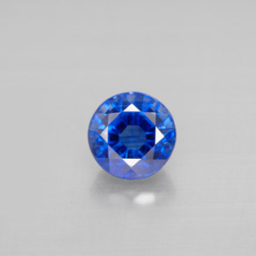 1,30 ctw natürlicher blauer Disthen, Rundschliff, VS-SI