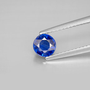 0,81 ctw natürlicher blauer Disthen, Rundschliff, VS-SI