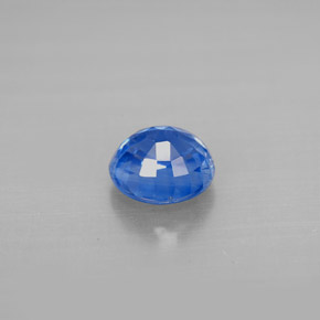 1,29 ctw natürlicher blauer Disthen, Rundschliff, VS-SI