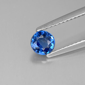 0,65 ctw natürlicher blauer Disthen, Rundschliff, SI