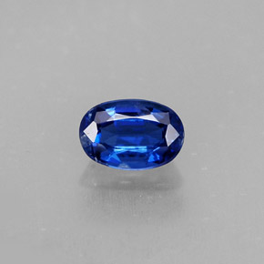 0,69 ctw natürlicher blauer Disthen, Oval Schliff, VS-SI