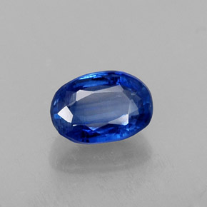 0,78 ctw natürlicher blauer Disthen, Oval Schliff, VS-SI