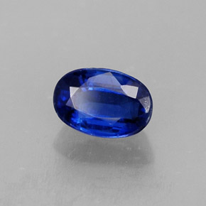 0,78 ctw natürlicher blauer Disthen, Oval Schliff, VS-SI