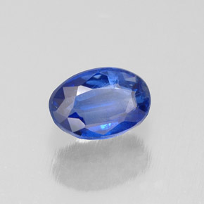 0,69 ctw natürlicher blauer Disthen, Oval Schliff, VS-SI