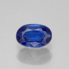 0,72 ctw natürlicher blauer Disthen, Oval Schliff, VS-SI