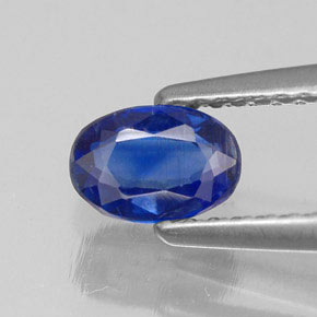 0,72 ctw natürlicher blauer Disthen, Oval Schliff, VS-SI