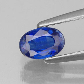 0,78 ctw natürlicher blauer Disthen, Oval Schliff, VS-SI