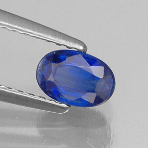 0,78 ctw natürlicher blauer Disthen, Oval Schliff, VS-SI