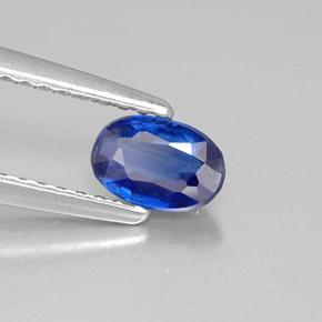 0,49 ctw natürlicher blauer Disthen, Oval Schliff, VS-SI