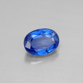 0,64 ctw natürlicher blauer Disthen, Oval Schliff, VS-SI
