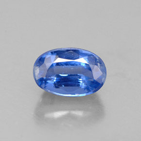 0,82 ctw natürlicher blauer Disthen, Oval Schliff, VS-SI