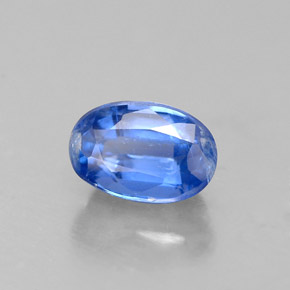 0,82 ctw natürlicher blauer Disthen, Oval Schliff, VS-SI
