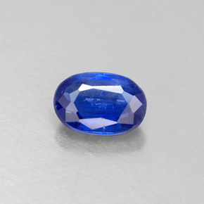 0,67 ctw natürlicher blauer Disthen, Oval Schliff, VS-SI