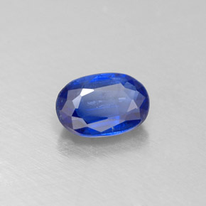0,67 ctw natürlicher blauer Disthen, Oval Schliff, VS-SI