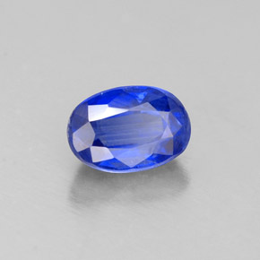 0,78 ctw natürlicher blauer Disthen, Oval Schliff, VS-SI