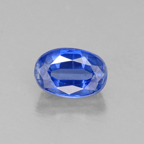 0,82 ctw natürlicher blauer Disthen, Oval Schliff, VS-SI