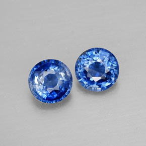  ct natürliche blauer Disthen-Edelsteine, Rundschliff, VS-SI