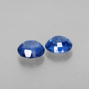  ct natürliche blauer Disthen-Edelsteine, Rundschliff, VS-SI