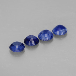  ct natürliche blauer Disthen-Edelsteine, Rundschliff, VS-SI