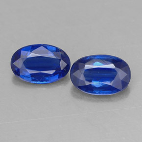  ct natürliche blauer Disthen-Edelsteine, Oval Schliff, VS