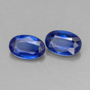  ct natürliche blauer Disthen-Edelsteine, Oval Schliff, VS
