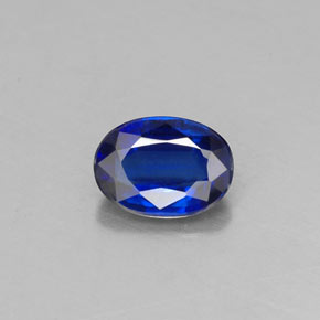 0,94 ctw natürlicher blauer Disthen, Oval Schliff, VS