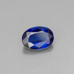 0,94 ctw natürlicher blauer Disthen, Oval Schliff, VS