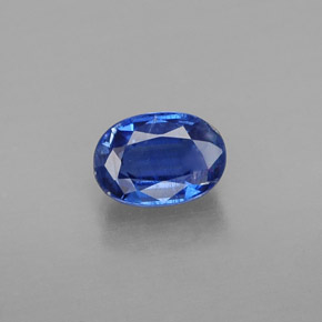 0,72 ctw natürlicher blauer Disthen, Oval Schliff, VS-SI