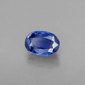 0,72 ctw natürlicher blauer Disthen, Oval Schliff, VS-SI
