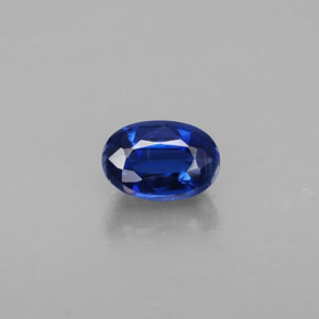 0,84 ctw natürlicher blauer Disthen, Oval Schliff, VS-SI