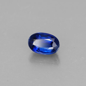 0,84 ctw natürlicher blauer Disthen, Oval Schliff, VS-SI