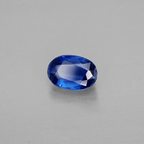 0,80 ctw natürlicher blauer Disthen, Oval Schliff, VS-SI