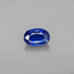 0,56 ctw natürlicher blauer Disthen, Oval Schliff, VS