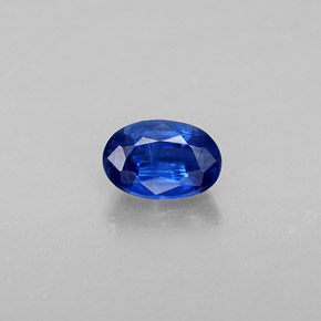 0,69 ctw natürlicher blauer Disthen, Oval Schliff, SI