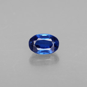 0,68 ctw natürlicher blauer Disthen, Oval Schliff, VS-SI