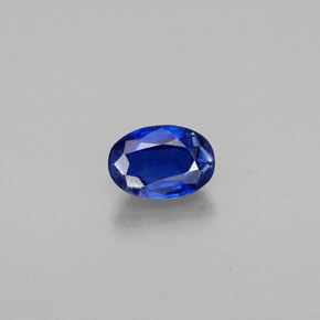 0,68 ctw natürlicher blauer Disthen, Oval Schliff, VS