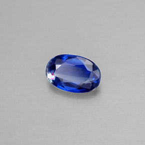 0,58 ctw natürlicher blauer Disthen, Oval Schliff, VS-SI