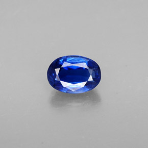 0,71 ctw natürlicher blauer Disthen, Oval Schliff, VS
