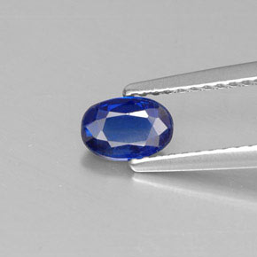 9,17 ctw natürlicher tiefblau Kyanit, Oval Schliff, VS
