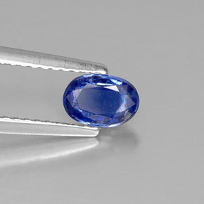0,61 ctw natürlicher blauer Disthen, Oval Schliff, SI