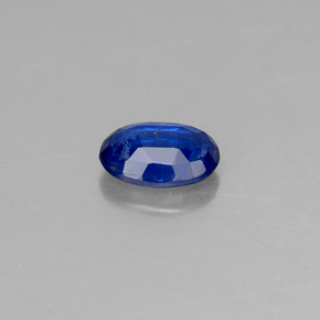 0,61 ctw natürlicher blauer Disthen, Oval Schliff, SI