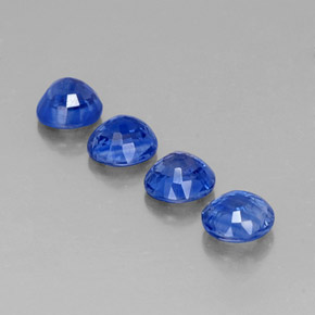  ct natürliche blauer Disthen-Edelsteine, Rundschliff, SI