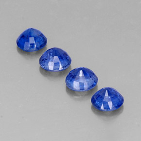  ct natürliche blauer Disthen-Edelsteine, Rundschliff, SI
