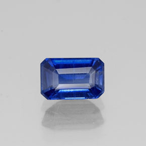 0,86 ctw natürlicher blauer Disthen, Smaragdschliff, VS-SI