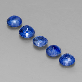  ct natürliche blauer Disthen-Edelsteine, Rundschliff, VS-SI